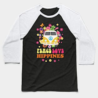 Peace Love Hippines Vintage Baseball T-Shirt